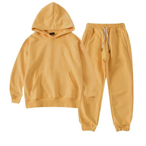 Conjunto Deportivo Infantil de Invierno con Capucha, Cortavientos, con Cordón Ajustable, de Poliéster y Algodón, Ligero, para Correr - Product Image 3