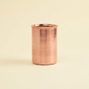 Verre à eau artisanal en cuivre pur style Mughlai, finition martelée, pour bienfaits ayurvédiques et restaurants de luxe - Product Image 6