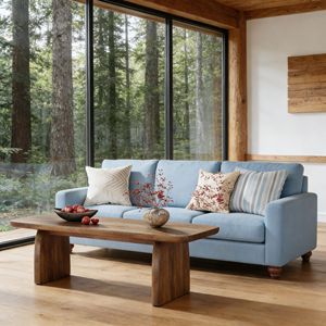 Farmhouse Style <b>Low</b> Cocktail Tea <b>Table</b> Elegant Coffee <b>Table</b> Design - Product Image 1