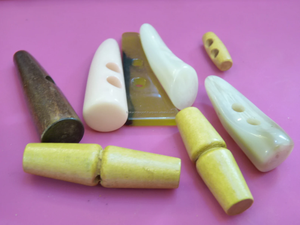 Handmade Ox Horn Natural Buffalo Horn Toggles <b>Buttons</b> for Sales Authentic Handmade Jackets and Sweaters blazer & clothing By FWE - Product Image 5