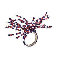 Anillo para Servilletas de Hierro con Cuentas para Decoración de Mesa - Product Image 2