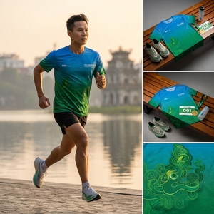 Camiseta de Running Personalizada para Hombre, Secado Rápido, Transpirable, para Maratón, Equipo, Absorbe la Humedad, Ropa de Entrenamiento - Product Image 5