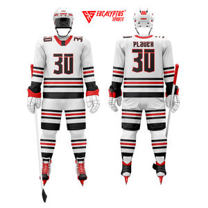 Camisetas de hockey sobre hielo personalizadas y uniformes de equipos | Diseña tus propias camisetas profesionales de hockey de alta calidad | Venta al por mayor impresa por sublimación - Product Image 2