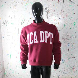 Sudadera UCA DPT Mock Neck 450 GSM con nombre personalizado, bordado en aplique, corte holgado, 100% algodón, felpa francesa. - Product Image 6