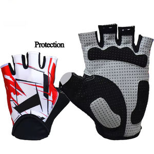 Guantes de Motociclismo MOTOWOLF de Cuero, Medios Dedos, Transpirables, Ligeros, Antideslizantes, para Uso en Exteriores - Product Image 4