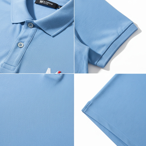 Polo Deportivo para Hombre, Corte Atlético, Elástico en 4 Direcciones, Rendimiento en el Golf, Absorbe la Humedad, Transpirable, Ropa Deportiva para Exteriores - Product Image 5