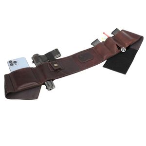 Handmade Universal Sheep Skin <b>Leather</b> Shoulder Holster with Steel Buckle Adjustable <b>Harness</b> Straps 4.5cm Width-Custom Brand - Product Image 6