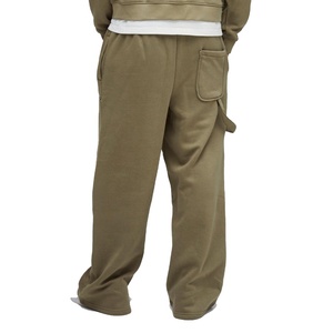 New Design Street Wear 2 Pieces Set Customize Cotton French Terry Sweatsuit Mens <b>Oversize</b> Drawstring Hoodie <b>Jogger</b> Solid - Product Image 5