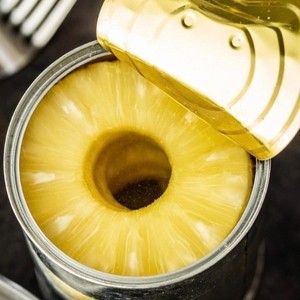 Fresh and Juicy Canned Pineapple Ananas Slice Chunks Tidbits Pieces in Sweet Syrup Ready to Eat Uniform Thickness Vietnam - Product Image 1