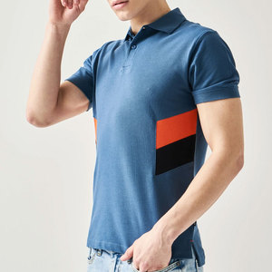 Camisetas de Punto de Manga Corta para Hombre, Antiarrugas, Color Sólido, Nueva Moda, Alta Calidad, Colores y Tallas Personalizadas, Servicio OEM, Venta al Por Mayor - Product Image 4