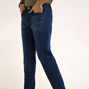 Wholesale OEM High Quality Breathable Men's Loose Fit Jeans Custom Pattern Men's Breathable Relaxed Men's Denim Jeans - Product Image 3