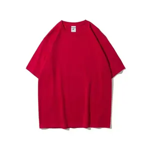 T-shirt à manches courtes pour homme en coton 100% - Coupe ample et surdimensionnée - Impression personnalisée - Couleur unie - Grande taille - Séchage rapide - Respirant - Logo personnalisé - Product Image 3