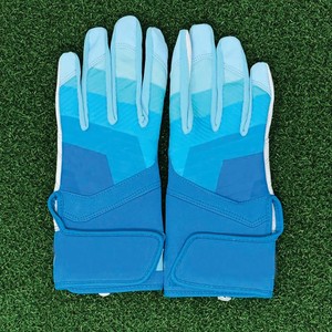 Premium Cabretta Leather Baseball Batting Gloves Long Cuff Wrist Support Pro-Grade Grip Adult <b>Hook</b> & Loop Closure Customizable - Product Image 2
