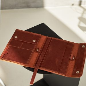 ปกหนังสือไบเบิลหนังแท้แบบสั่งทำพิเศษ พร้อมสลักชื่อและช่องใส่ของ - Product Image 6