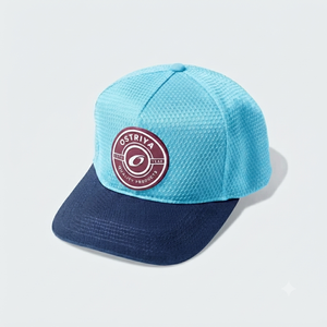 Unisex <b>Navy</b> Blue Mesh Trucker <b>Hat</b> Front Panel Custom Logo Sublimation Transfer Print Breathable Waterproof Adjustable Outdoor - Product Image 5