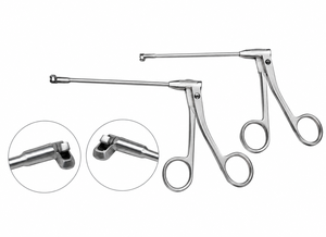Antrum Punch Side-<b>Biting</b> Forceps Set 2 Pcs German Stainless Steel Sinus and ENT Surgical Instruments - Product Image 3