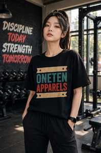 เสื้อยืดผู้หญิงฤดูร้อน สีกรมท่า ผ้าฝ้ายนุ่ม สวมใส่สบาย แขนสั้น ระบายอากาศได้ดี คุณภาพสูง ปรับแต่งได้ พิมพ์ลายซิลค์สกรีน แฟชั่น - Product Image 5