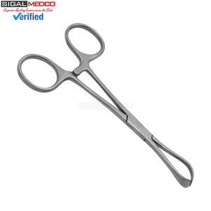 Pinzas para Toallas Lorna de 5.25 Pulgadas, Instrumento Quirúrgico Manual de Acero Inoxidable para Fijar Paños Quirúrgicos, Uso en Cirugía General, Certificado CE - Product Image 4