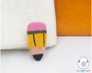 <b>Wool</b> Pencil Education Play, Back To School <b>Craft</b> For Garland: Fair Trade 100% <b>Wool</b> and Handmade - Product Image 5