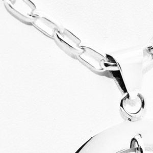 Collier Pendentif Halo AKA, Élégant, Doré, Breloque Halo, Bijou Tendance, Accessoire de Mode, Chaîne Pendentif, Cadeau - Product Image 5