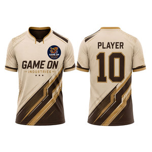 เสื้อฟุตบอลผู้ชายคุณภาพสูงปี 2026 ผลิตตามสั่ง 100% โพลีเอสเตอร์ ออกแบบลายแบบซับลิเมชั่น ระบายอากาศได้ดี แห้งเร็ว - Product Image 1