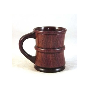 Solid Wood Coffee Mug Handmade Natural Wooden Mug Rustic Finish Eco Friendly Drinking Mug for Daily Use - Product Image 3