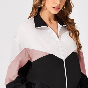 Chaqueta Cortavientos Impermeable de Otoño con Logotipo Personalizado 2026, Corte Ajustado, para Mujer, para Correr al Aire Libre, Diseño Sublimado, Tela con Memoria, Nailon - Product Image 5