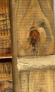 Tocador rústico de 48 pulgadas 114 para baño Producto Muebles naturales KD, acabado a base de agua no tóxico, Construcción fuerte - Product Image 2