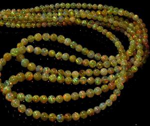 Perles de pierres précieuses en vrac éthiopiennes Welo Opal Multi-Fire Poli Forme unie pour la fabrication de bijoux Prix de gros naturel de haute qualité - Product Image 2