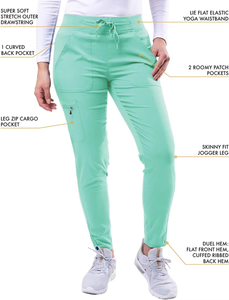 Nouvelle Arrivée - Tenue de Travail Respirante Unie pour Infirmière et Médecin - Blouse Chirurgicale et Pantalon Droit pour Salle d'Opération (Lavage Manuel) - Product Image 3