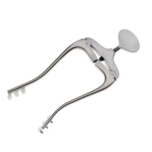 Retractor Jansen Premium - Retractor de Acero Inoxidable Reutilizable con Puntas Dentadas para Mastoides y Sitios Pequeños - Product Image 6