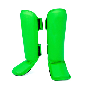 Espinilleras Profesionales de Muay Thai y MMA Hechas a Medida de Alta Calidad, Último Diseño, Venta al por Mayor, Protección de Piernas de Cuero Vacuno para Boxeo - Product Image 3