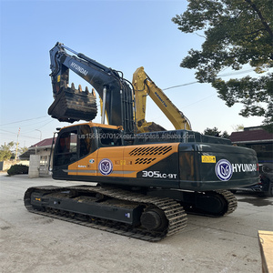 Excavadora hidráulica de cadenas Hyundai R305LC-9 usada, 30.5 toneladas, motor Cummins, bomba de 190kw de potencia, capacidad de cazo de 1.38m - Product Image 3