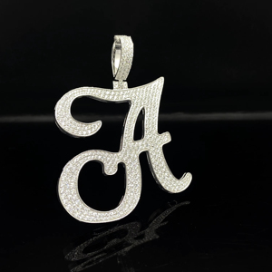 Colgante Personalizado de Aleación con Diseño de Joya CZ Iced Trap, Estilo Hiphop Cristiano Unisex - Product Image 1