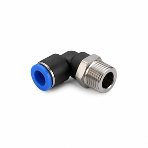 Acoplador Rápido en L de Acero Inoxidable 3D TECHN0 Qslv-1/4-8-50 130753 Nuevo Original para Automatización Industrial Programable - Product Image 4