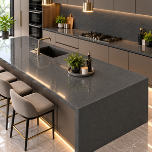 Encimeras de Cuarzo Cosmopolitan de Alta Calidad Fabricadas en India para Encimeras de Cocina Personalizadas y Pisos de Baño - Product Image 4