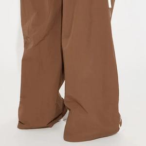 Pantalon de jogging droit respirant anti-boulochage avec logo personnalisé et bande latérale pour homme, style hip-hop - Product Image 2