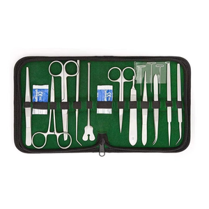 Kit d'outils chirurgicaux et de détartrage manuels en acier inoxydable, 13 pièces - Product Image 4
