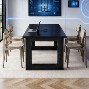 Tavolo da Pranzo Rettangolare per Soggiorno e Cucina per Accogliere gli Ospiti - Product Image 2