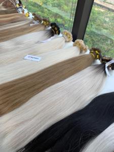 Prix de gros de fabrication pour extensions de cheveux humains vierges vietnamiens, couleur piano, pré-collées à la kératine - Product Image 3