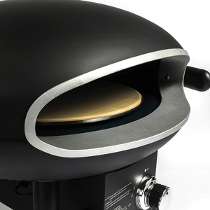 Forno per Pizza a Gas Portatile 94137994 D0100HA8T0A, 12 Pollici, Termometro Integrato, Pietra Ceramica, Propano, per Cucina all'Aperto - Product Image 3