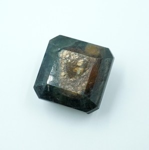 HAYAAT GEMS - Gema de Zafiro Azul Natural Cuadrada Facetada - 57 ct, Piedra de Fuego Dorada Tratada con Calor para Joyería - Product Image 5