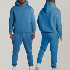 Survêtement de sport à capuche personnalisé avec logo, en polaire de haute qualité, pour le jogging et le quotidien - Product Image 4