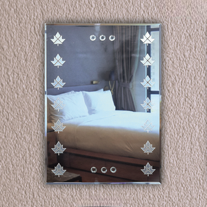 Espejo Decorativo para Baño con Diseño de Ranura en V, Espejo de Vanidad para Bodas, Reflejo Claro, Decoración Artística, Montaje en Pared, Irrompible - Product Image 6