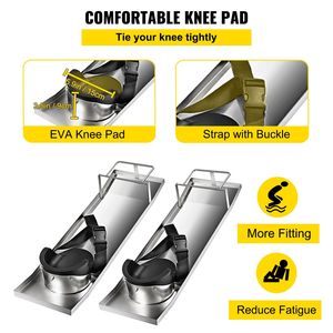 Coppia di Kneeboard in Acciaio Inossidabile 30FT X 8FT per Spostamento Calcestruzzo, Slider per Calcestruzzo 8FT - Product Image 5
