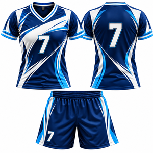Fabricante de Uniformes de Voleibol al por Mayor, Conjunto de Camiseta y Pantalones Cortos Personalizados para Equipos, Ropa Deportiva de Alto Rendimiento para Clubes, UNISEX - Product Image 5