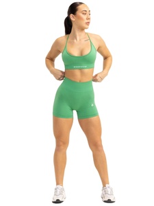 Conjuntos de Yoga de cintura alta reversibles para mujer, venta al por mayor, ropa activa de Fitness con cuello en forma de V, Sujetador deportivo para levantar la cadera, ropa de gimnasio de talla grande - Product Image 6