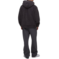 Sweat à capuche zippé en polaire Sherpa pour homme, coupe oversize, chaud, élégant, imperméable, coupe-vent, idéal pour le sport et les activités de plein air en hiver