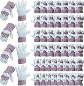 Gants de travail en cuir industriels résistants aux coupures et à la chaleur, gants de protection en gros, Pakistan - Product Image 1