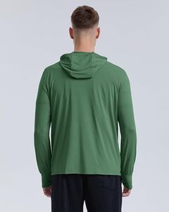 Men Sports <b>Long</b> <b>Sleeve</b> Half Zip Sweatshirt Jacket Fitness Jogging <b>Tops</b> Breathable <b>Training</b> Compression Running Eco-Friendly - Product Image 1